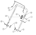 Page D Diagram and Parts List for 315E162-401 1995 Yard Man Snow Blower